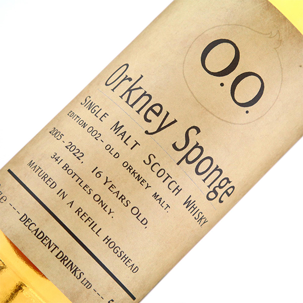 Whisky Sponge / OLD ORKNEY MALT 2005 ORKNEY SPONGE EDITION OO2