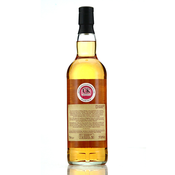 Whisky Sponge/HIGHLAND PARK 1998 ORKNEY SPONGE EDITION NO.OO1