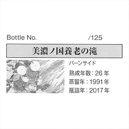 美濃ノ国養老の滝ラベル・BURNSIDE 1991