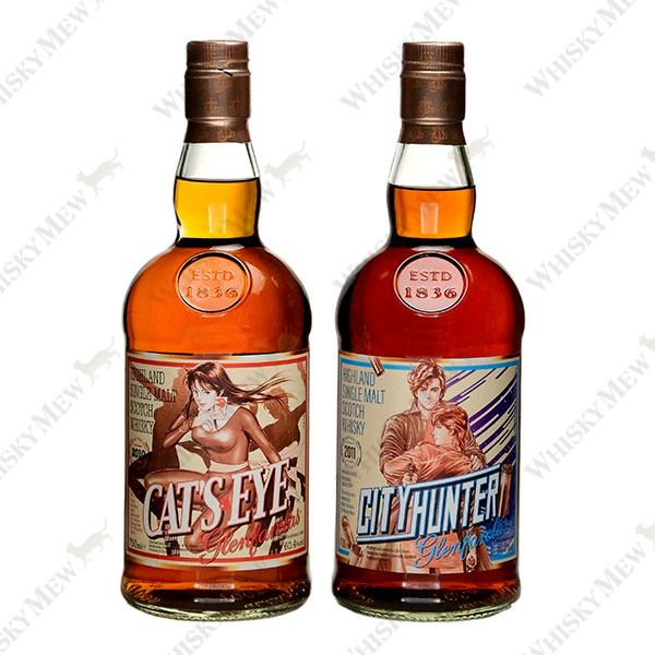 『キャッツ♥アイ』『シティーハンター』ラベル・ウイスキー