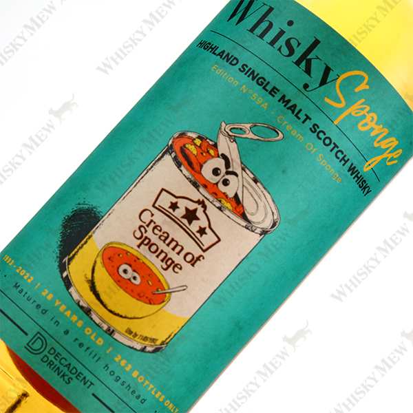 Whisky Sponge / CREAM OF SPONGE HIGHLAND MALT1993 EDITION NO.59A