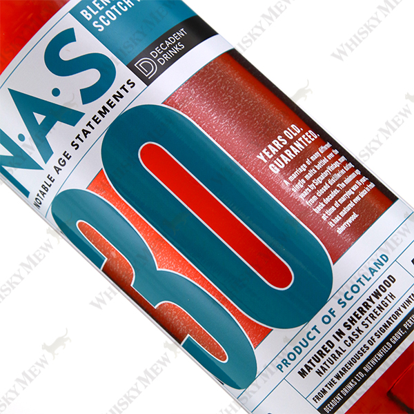 Whisky Sponge / NAS NO.1 BLENDED MALT 30 YEAR OLD