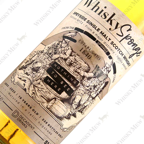 Whisky Sponge / Secret Speyside 2003 EDITION NO.72